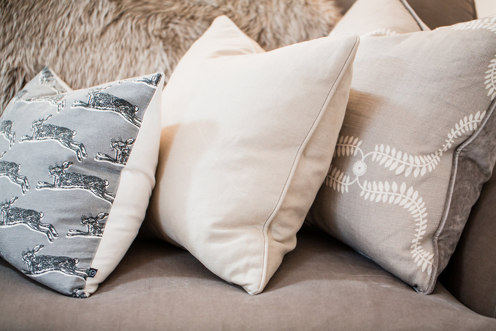 Handmade cushions linen 